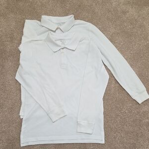 2 Classic White Kids Polo Shirt